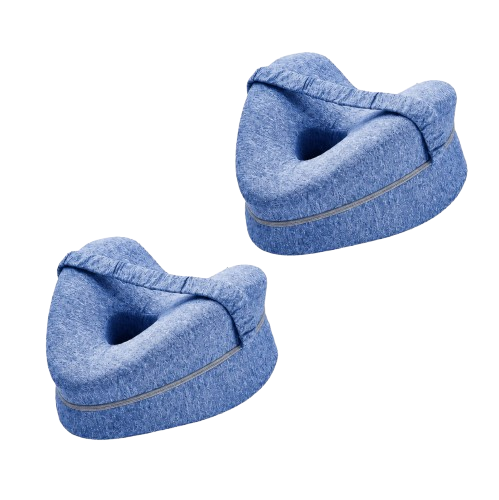 Travesseiro para gestantes com apoio entre os joelhos