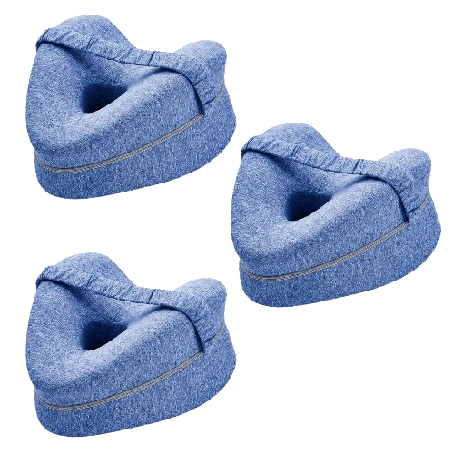 Travesseiro para gestantes com apoio entre os joelhos