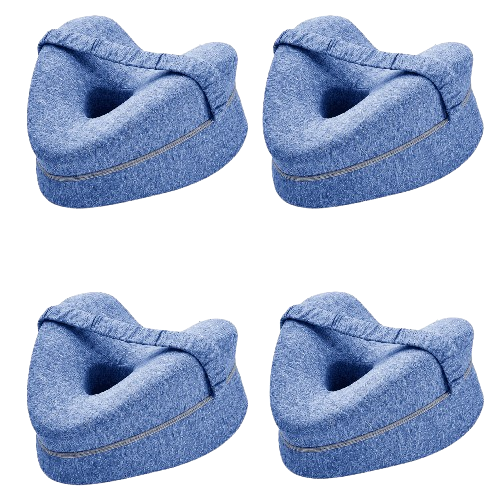Travesseiro para gestantes com apoio entre os joelhos